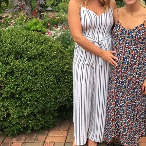 Black and white jumpsuit